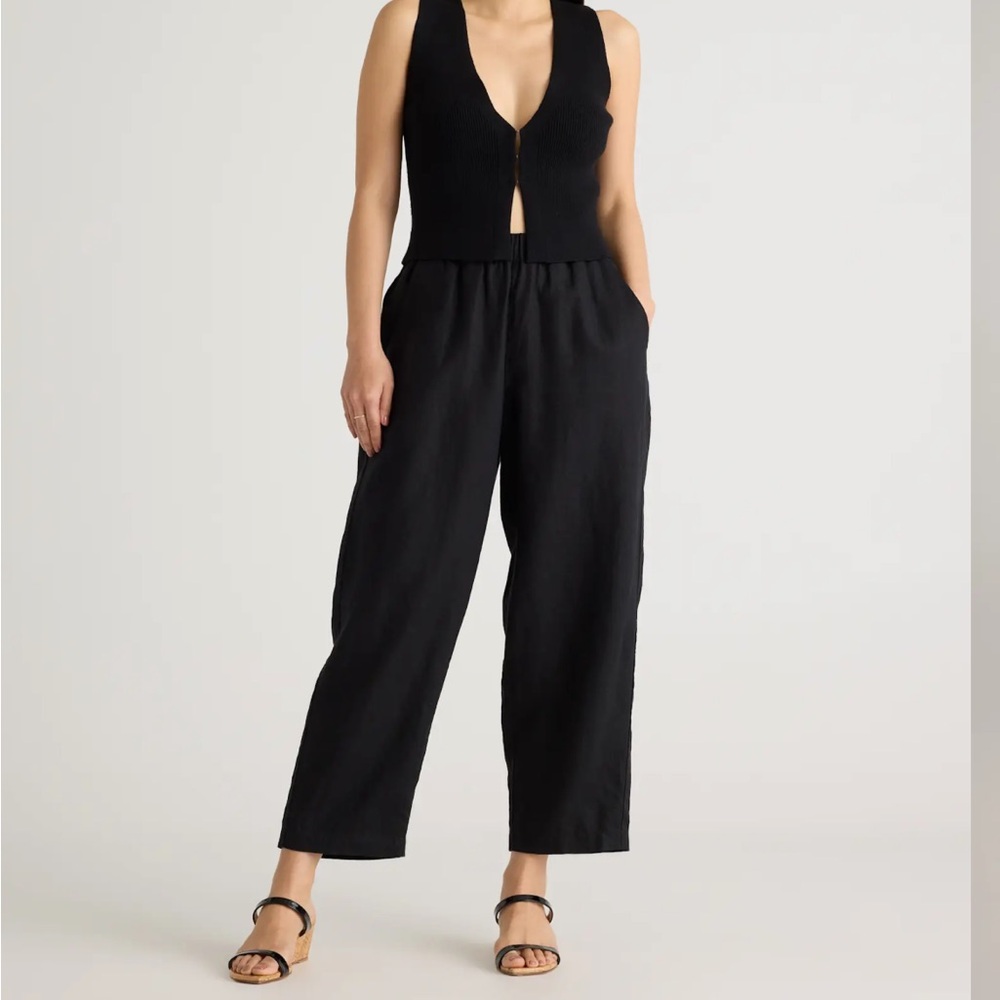 Quince 100% European linen pants